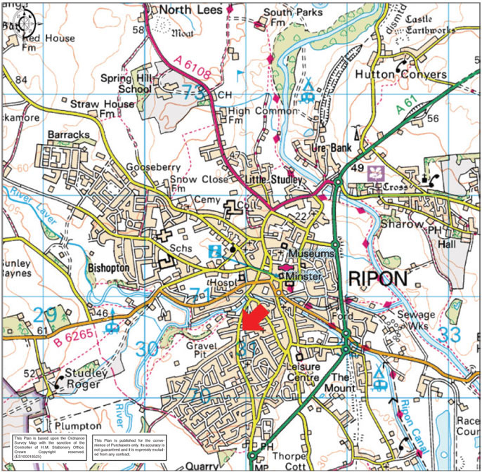 map of pine close